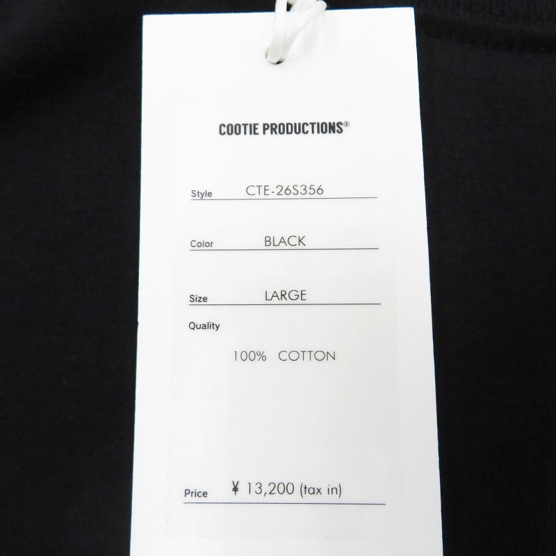 COOTIE | クーティー Print S/S Tee -DANCE- 半袖Ｔシャツ CTE-26S356 ブラック サイズ：L【瀬戸大橋店】