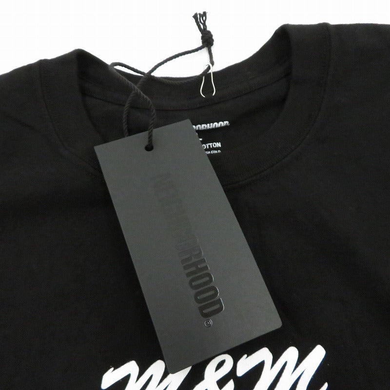 NEIGHBORHOOD | ネイバーフッド NH X M&M . TEE SS-2 半袖Ｔシャツ 262PCMMN-ST02 ブラック サイズ：L【瀬戸大橋店】