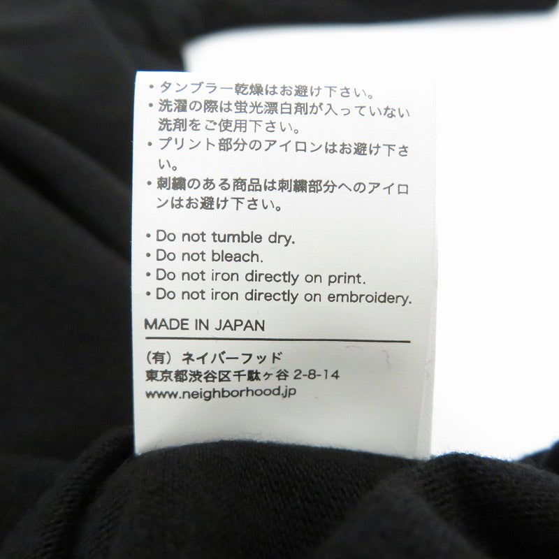 NEIGHBORHOOD | ネイバーフッド NH X M&M . TEE SS-2 半袖Ｔシャツ 262PCMMN-ST02 ブラック サイズ：L【瀬戸大橋店】