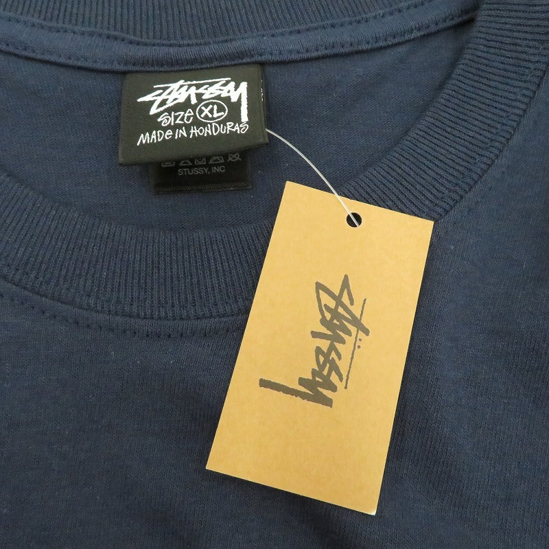 STUSSY | ステューシー S Flower Tee 半袖Ｔシャツ 26M1905189 ネイビー サイズ：XL【瀬戸大橋店】