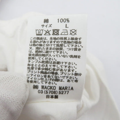 WACKOMARIA | ワコマリア 半袖Ｔシャツ 26SS-WMT-WT17 ホワイト サイズ：L【瀬戸大橋店】