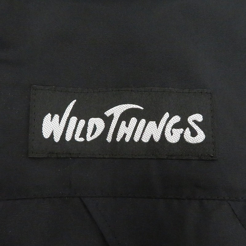 WILD THINGS | ワイルドシングス シャモニージャケット ナイロンジャケット WT18203N ブラック サイズ：S【瀬戸大橋店】