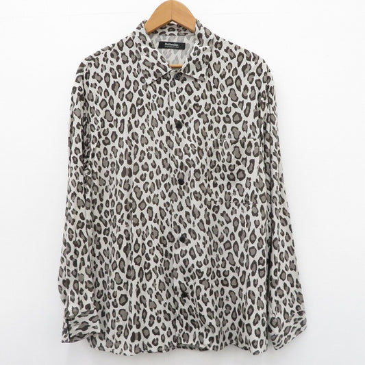 ROTTWEILER | ロットワイラー R9 LEOPARD L/S SHIRT 長袖シャツ RW24S0204 グレー サイズ：S【瀬戸大橋店】