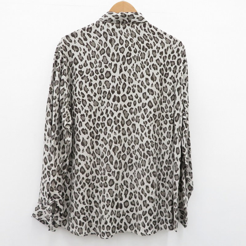 ROTTWEILER | ロットワイラー R9 LEOPARD L/S SHIRT 長袖シャツ RW24S0204 グレー サイズ：S【瀬戸大橋店】