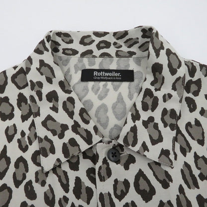 ROTTWEILER | ロットワイラー R9 LEOPARD L/S SHIRT 長袖シャツ RW24S0204 グレー サイズ：S【瀬戸大橋店】