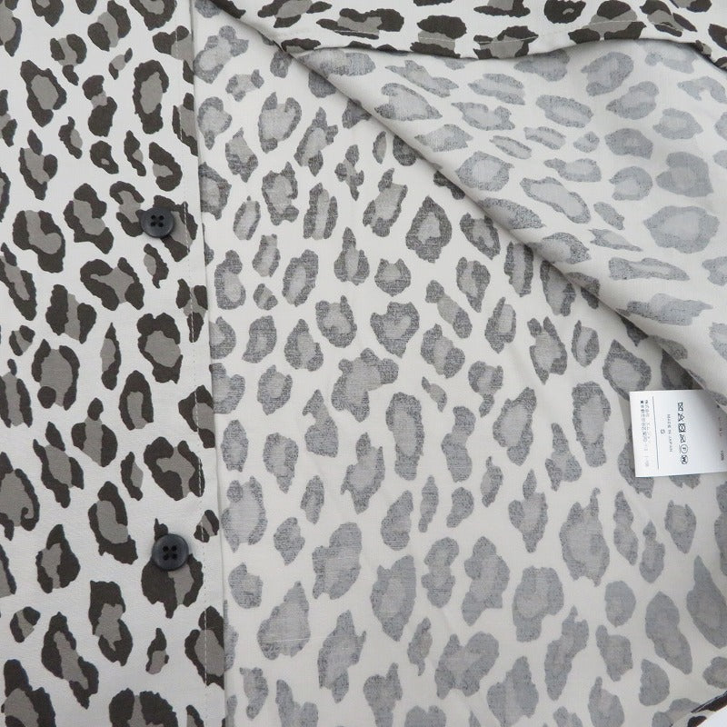 ROTTWEILER | ロットワイラー R9 LEOPARD L/S SHIRT 長袖シャツ RW24S0204 グレー サイズ：S【瀬戸大橋店】