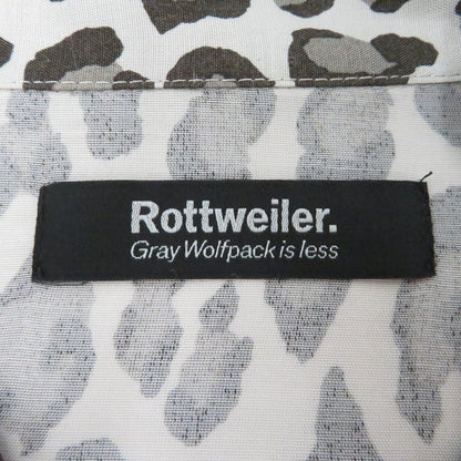 ROTTWEILER | ロットワイラー R9 LEOPARD L/S SHIRT 長袖シャツ RW24S0204 グレー サイズ：S【瀬戸大橋店】