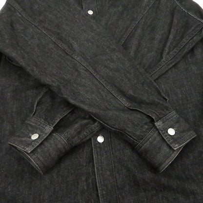 COOTIE | クーティー Denim Work Shirt その他トップス デニムシャツ ブラック サイズ：L【瀬戸大橋店】