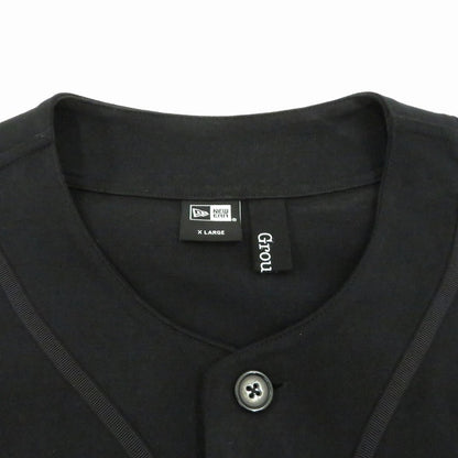 Ground Y | グラウンドワイ BACK LOGO BASE BALL SHIRT 半袖シャツ GK-T91-090-2-05 ブラック サイズ：XL【瀬戸大橋店】