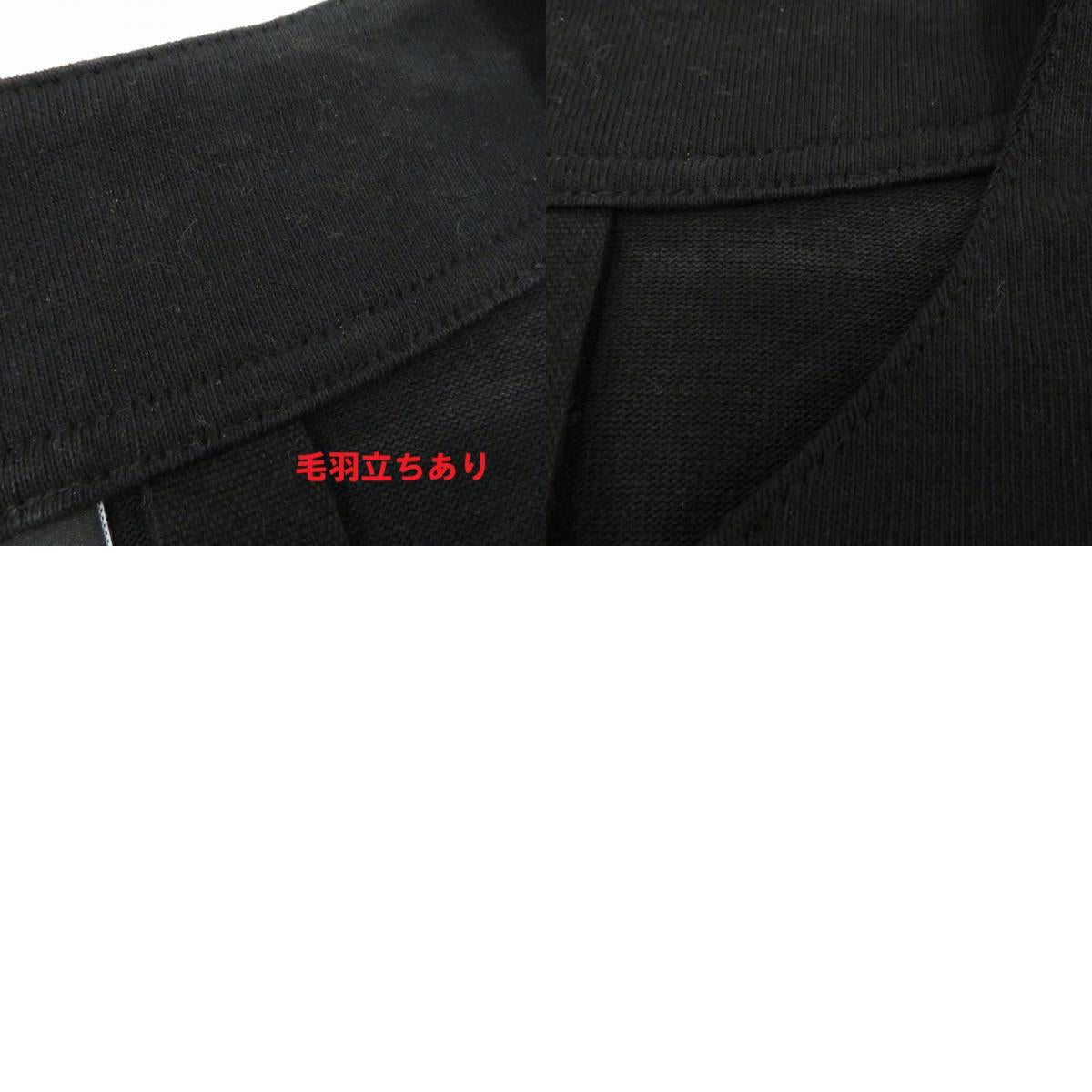 Ground Y | グラウンドワイ BACK LOGO BASE BALL SHIRT 半袖シャツ GK-T91-090-2-05 ブラック サイズ：XL【瀬戸大橋店】