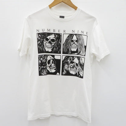 NUMBER(N)INE | ナンバーナイン Night Crawler Zeppelin skull Tee 半袖Ｔシャツ ホワイト サイズ：2【瀬戸大橋店】