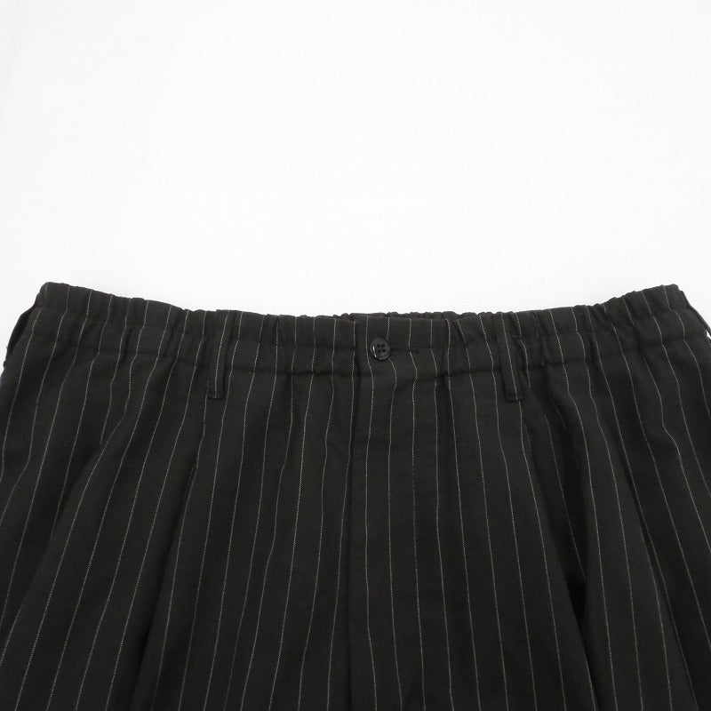 COOTIE | クーティー STRIPE T/W 2 Tuck Easy Pants パンツ ブラック サイズ：L【瀬戸大橋店】