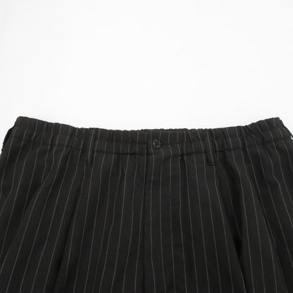 COOTIE | クーティー STRIPE T/W 2 Tuck Easy Pants パンツ ブラック サイズ：L【瀬戸大橋店】