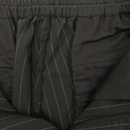 COOTIE | クーティー STRIPE T/W 2 Tuck Easy Pants パンツ ブラック サイズ：L【瀬戸大橋店】