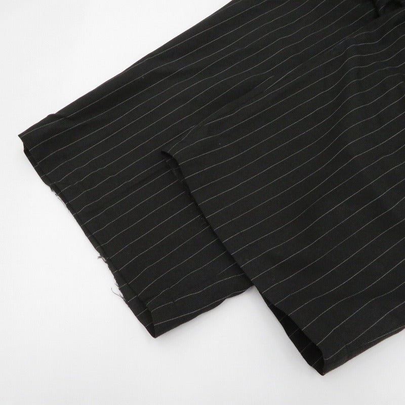 COOTIE | クーティー STRIPE T/W 2 Tuck Easy Pants パンツ ブラック サイズ：L【瀬戸大橋店】