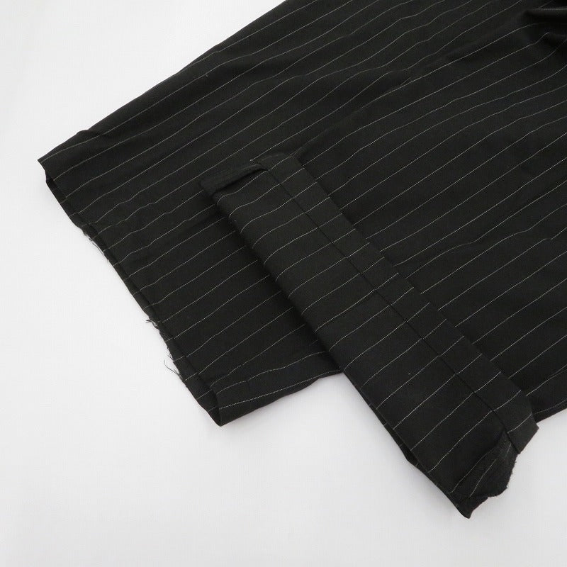 COOTIE | クーティー STRIPE T/W 2 Tuck Easy Pants パンツ ブラック サイズ：L【瀬戸大橋店】