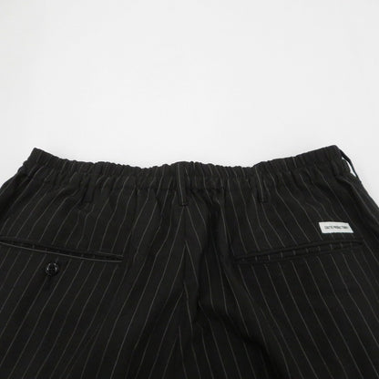 COOTIE | クーティー STRIPE T/W 2 Tuck Easy Pants パンツ ブラック サイズ：L【瀬戸大橋店】