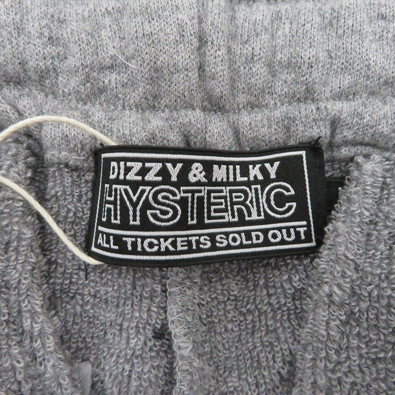 HYSTERIC GLAMOUR | ヒステリックグラマー VIXEN GIRLワッペン スウェットパンツ パンツ 02243CP05 グレー サイズ：L【瀬戸大橋店】