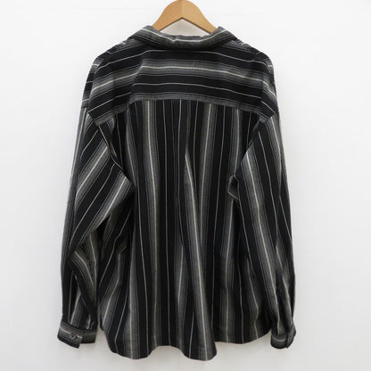 COOTIE | クーティー Dobby Chain Stripe L/S Cavana Shirt その他トップス ブラック サイズ：L【瀬戸大橋店】