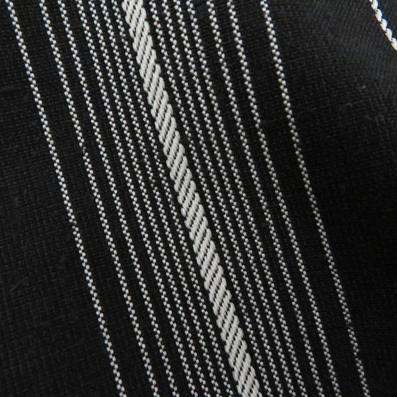 COOTIE | クーティー Dobby Chain Stripe L/S Cavana Shirt その他トップス ブラック サイズ：L【瀬戸大橋店】