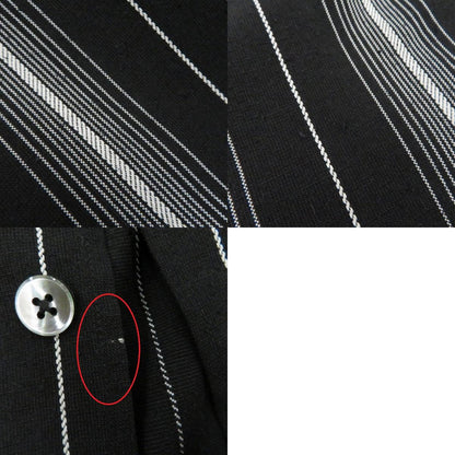 COOTIE | クーティー Dobby Chain Stripe L/S Cavana Shirt その他トップス ブラック サイズ：L【瀬戸大橋店】