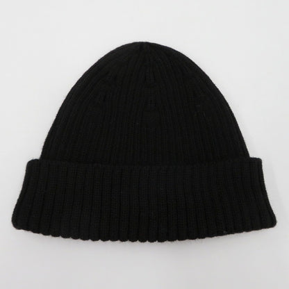MAISON KITSUNE | メゾンキツネ BOLD FOX HEAD BEANIE ニットキャップ MM06111KT1022 ブラック【瀬戸大橋店】