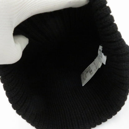 MAISON KITSUNE | メゾンキツネ BOLD FOX HEAD BEANIE ニットキャップ MM06111KT1022 ブラック【瀬戸大橋店】