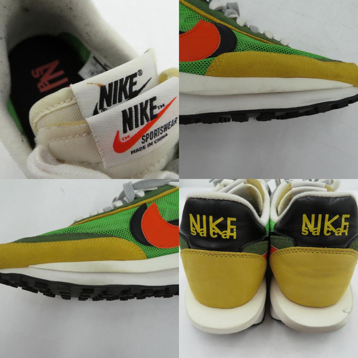 NIKE | ナイキ ×sacai LDV Waffle 'Green' スニーカー BV0073-300 ld　ワッフル グリーン 27cm【瀬戸大橋店】