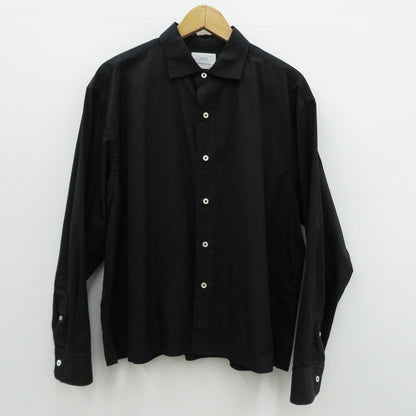 24/7 Oversize Shirt 長袖シャツ 19SO-88 19SO×THOMAS MASON ブラック サイズ：M【瀬戸大橋店】