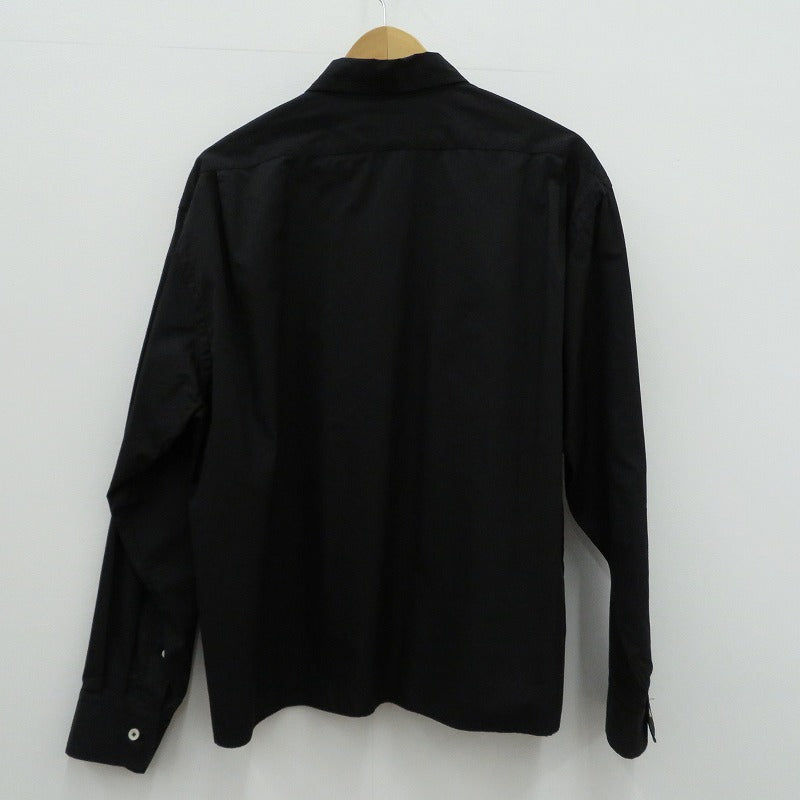 24/7 Oversize Shirt 長袖シャツ 19SO-88 19SO×THOMAS MASON ブラック サイズ：M【瀬戸大橋店】