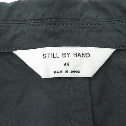 STILL BY HAND | スティルバイハンド Garment-dye 2B jacket ナイロンジャケット JK01251 ブラック サイズ：46【瀬戸大橋店】