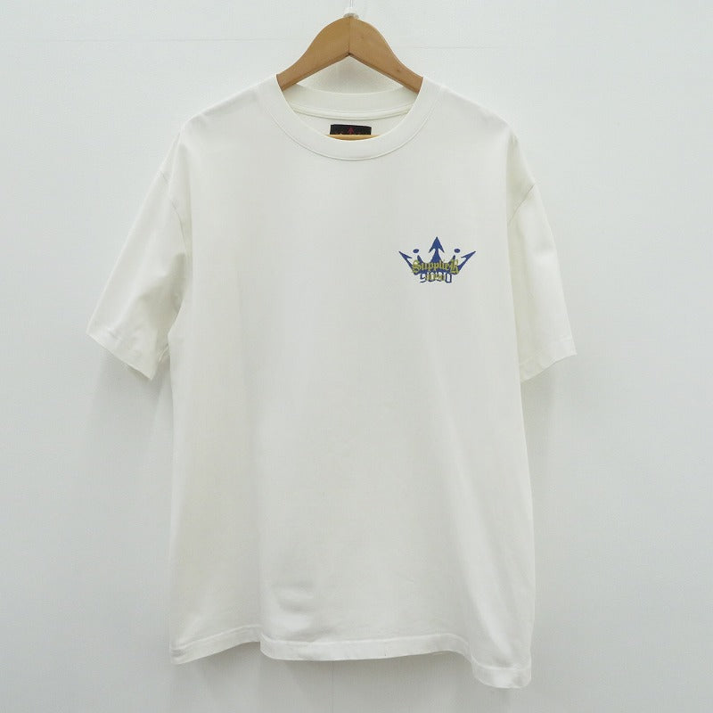 SUPPLIER | サプライヤー 9090 x SUPPLIER King Cross Logo Tee 半袖Ｔシャツ ホワイト サイズ：L【瀬戸大橋店】