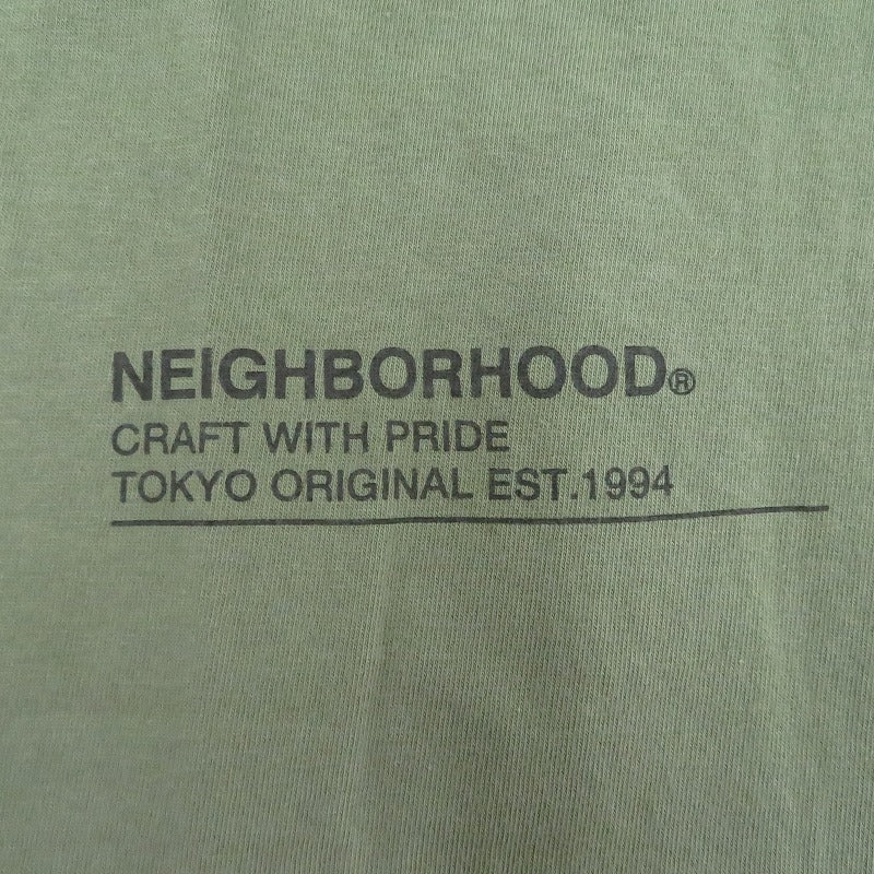 NEIGHBORHOOD | ネイバーフッド NH 251 SPOT . TEE 半袖Ｔシャツ 251PCNH-ST12S カーキ サイズ：L【瀬戸大橋店】