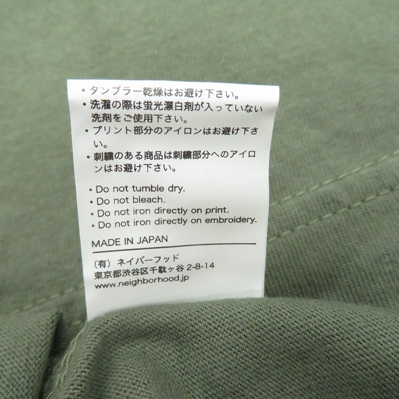 NEIGHBORHOOD | ネイバーフッド NH 251 SPOT . TEE 半袖Ｔシャツ 251PCNH-ST12S カーキ サイズ：L【瀬戸大橋店】