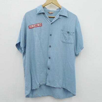 VINTAGE衣料 | ヴィンテージイリョウ レーヨンボーリングシャツ その他トップス ライトブルー サイズ：L【瀬戸大橋店】
