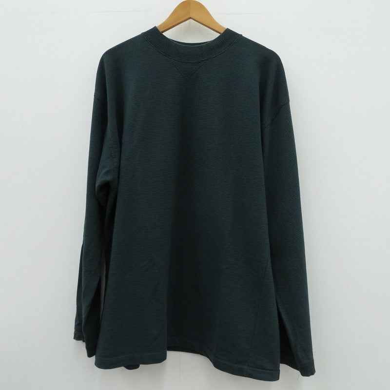 GAP | ギャップ OLD GAP/ボーダーモックL/S 長袖Ｔシャツ グリーン【瀬戸大橋店】