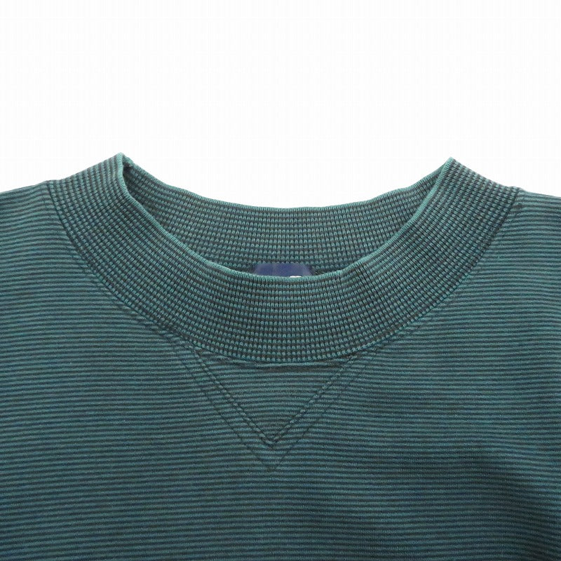 GAP | ギャップ OLD GAP/ボーダーモックL/S 長袖Ｔシャツ グリーン【瀬戸大橋店】