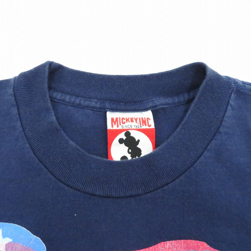 半袖Ｔシャツ MICKEY INC. ネイビー サイズ：L【瀬戸大橋店】
