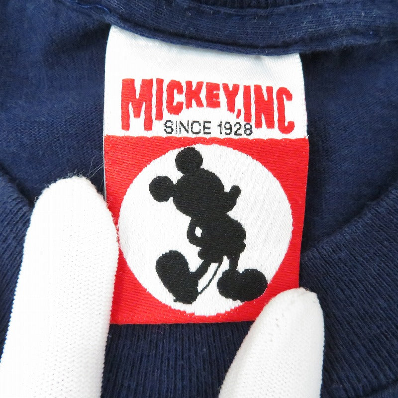 半袖Ｔシャツ MICKEY INC. ネイビー サイズ：L【瀬戸大橋店】