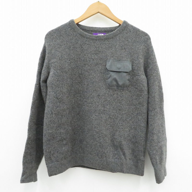 THE NORTH FACE PURPLE LABEL | ザノースフェイスパープルレーベル セーター NT6757N グレー サイズ：S【瀬戸大橋店】