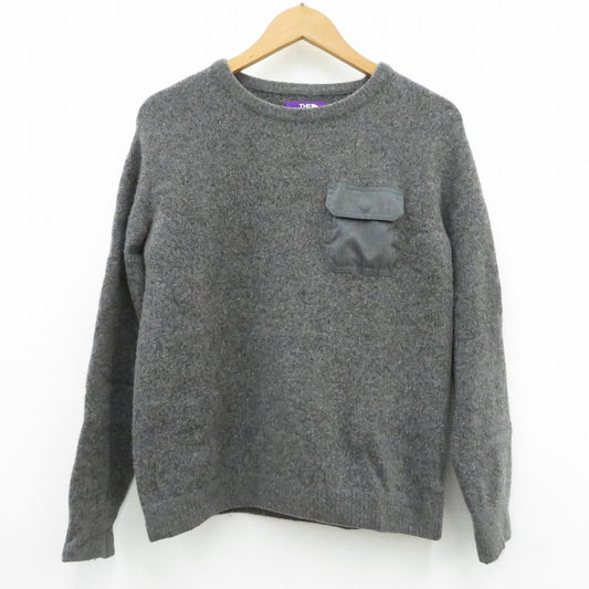 THE NORTH FACE PURPLE LABEL | ザノースフェイスパープルレーベル セーター NT6757N グレー サイズ：S【瀬戸大橋店】
