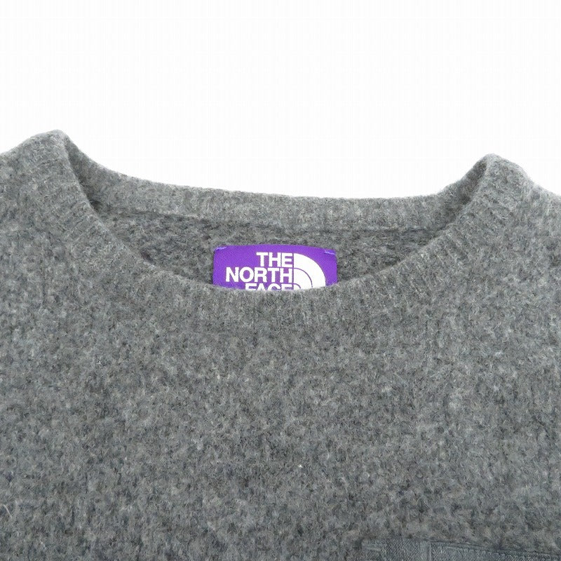 THE NORTH FACE PURPLE LABEL | ザノースフェイスパープルレーベル セーター NT6757N グレー サイズ：S【瀬戸大橋店】