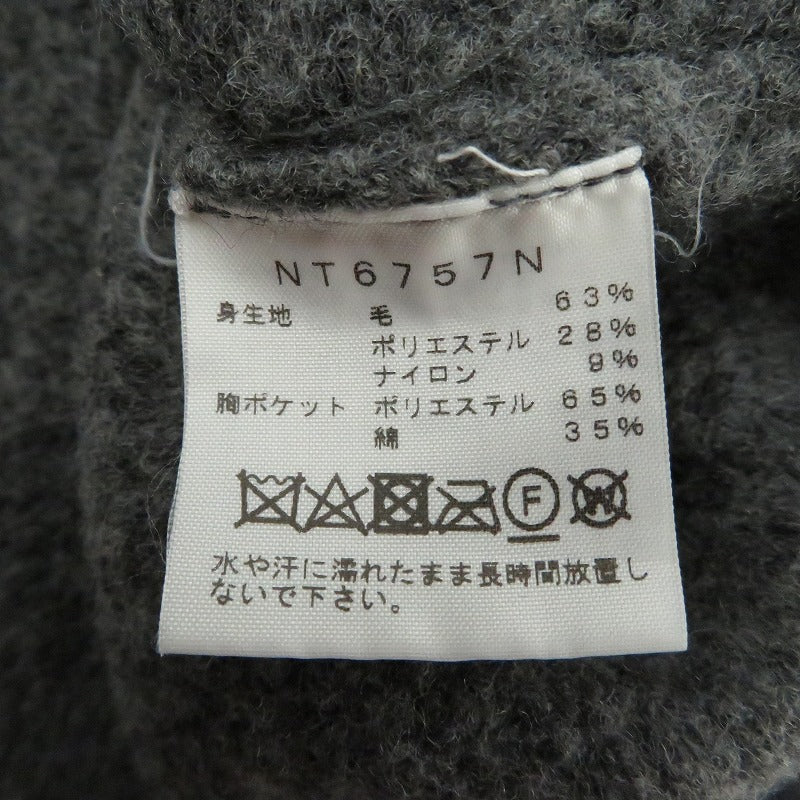 THE NORTH FACE PURPLE LABEL | ザノースフェイスパープルレーベル セーター NT6757N グレー サイズ：S【瀬戸大橋店】