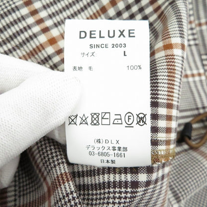 DELUXE CLOTHING | デラックスクロージング その他アウター ジャケット　チェック ブラウン サイズ：L【瀬戸大橋店】