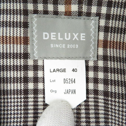 DELUXE CLOTHING | デラックスクロージング その他アウター ジャケット　チェック ブラウン サイズ：L【瀬戸大橋店】