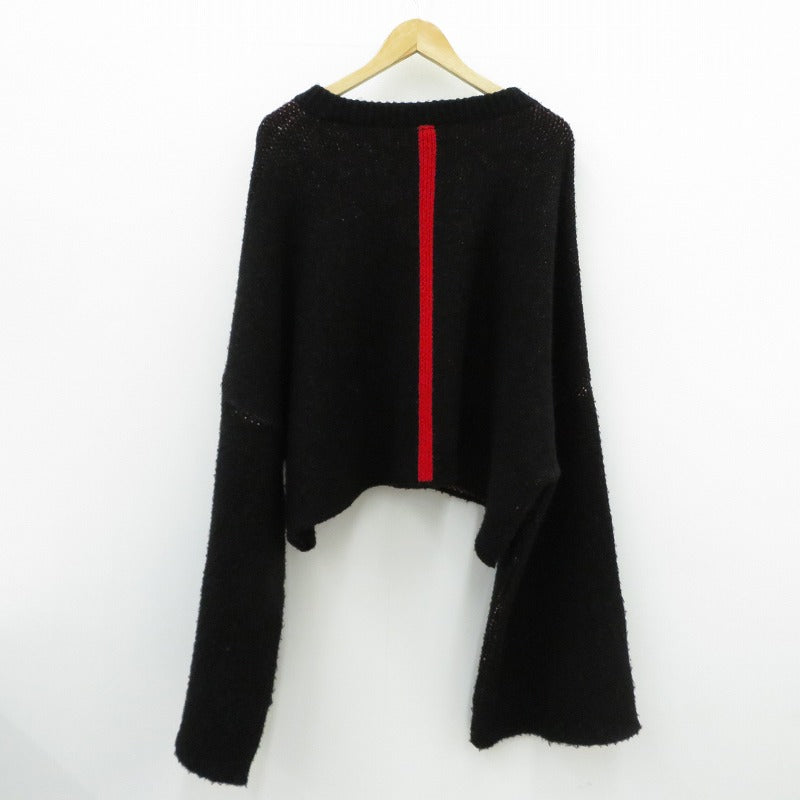 SHINYA KOZUKA | シンヤコズカ MORE YEAR DEAR KNIT ニット ブラック【瀬戸大橋店】