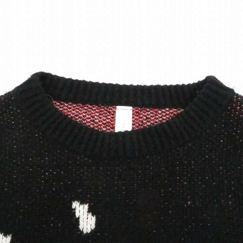 SHINYA KOZUKA | シンヤコズカ MORE YEAR DEAR KNIT ニット ブラック【瀬戸大橋店】