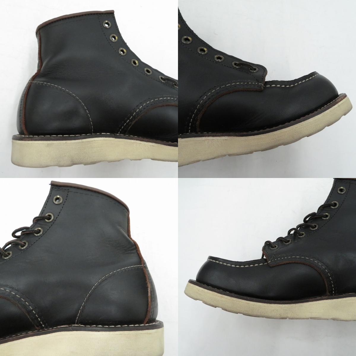 RED WING | レッドウィング 6-inch Classic Moc ブーツ 8849 ブラック 25cm【瀬戸大橋店】