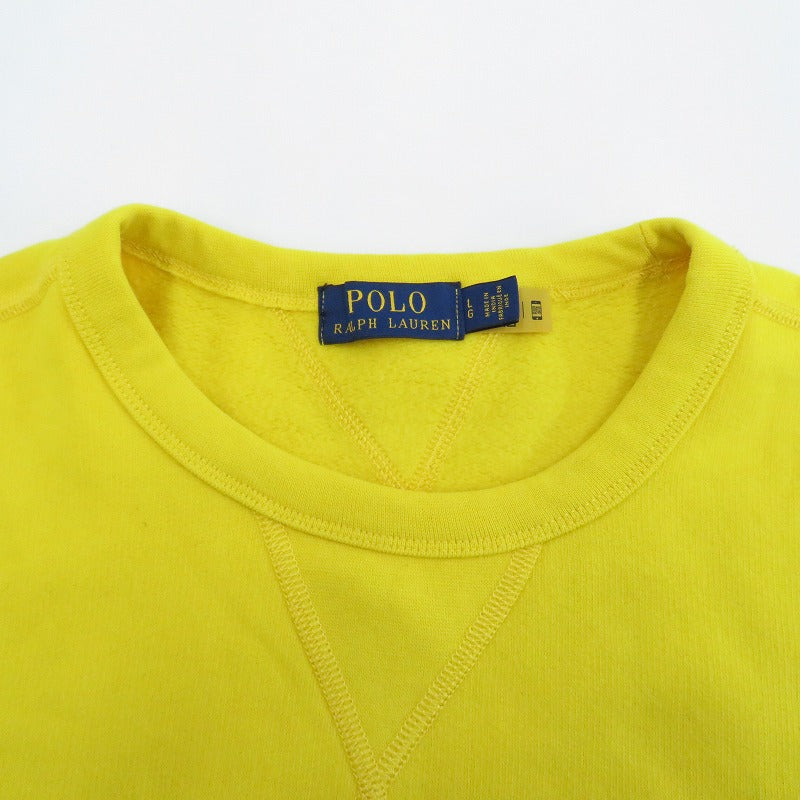 POLO RALPH LAUREN | ポロ・ラルフローレン スウェット イエロー サイズ：L【瀬戸大橋店】