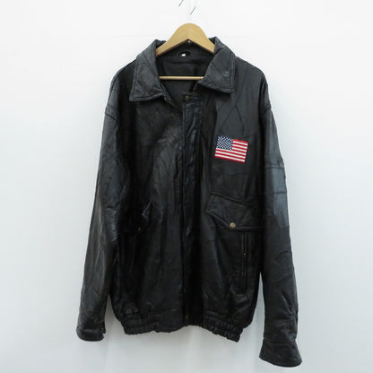 VINTAGE衣料 | ヴィンテージイリョウ パッチワークレザージャケット レザー ブラック サイズ：XXL【瀬戸大橋店】